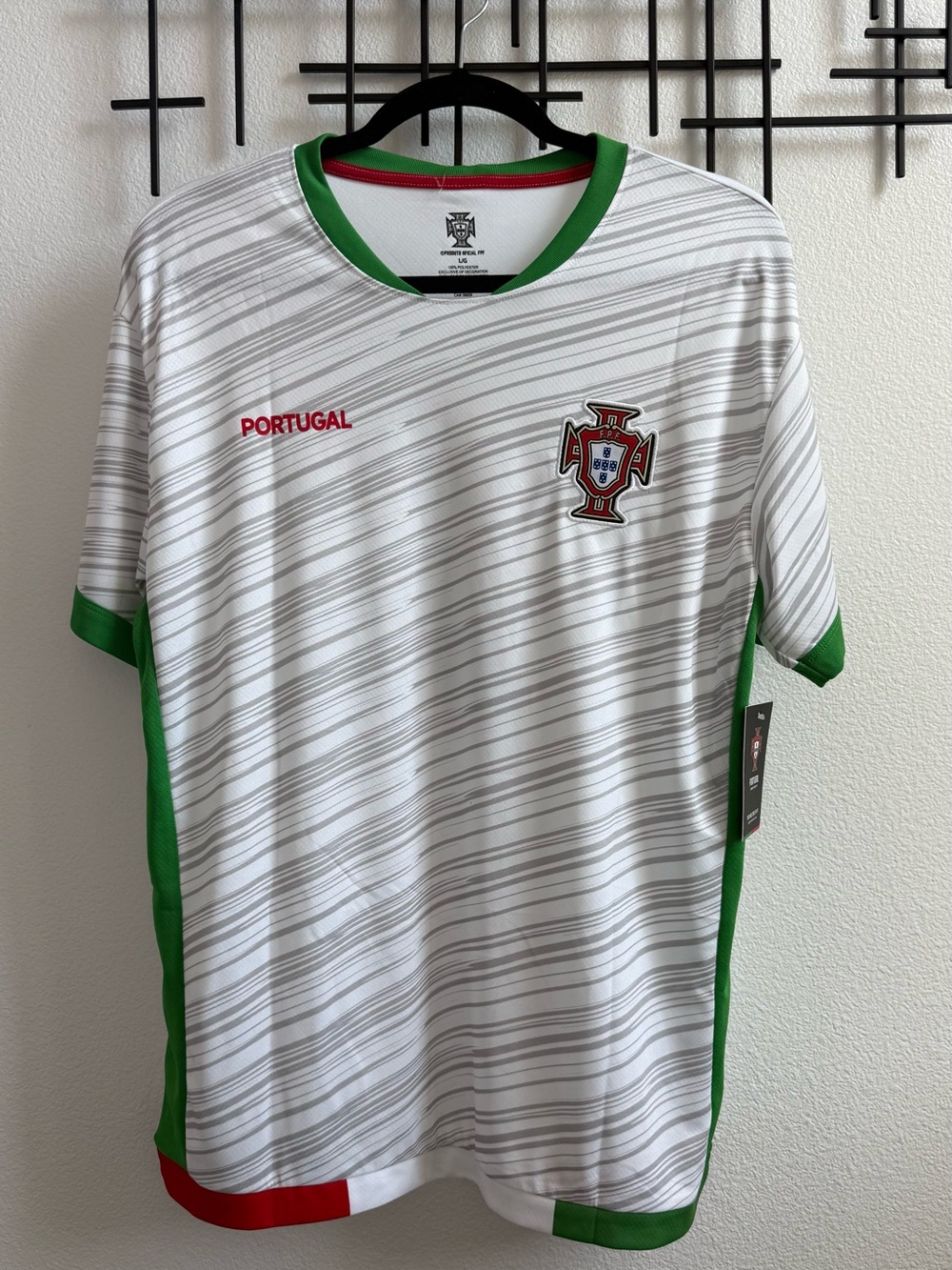 Portugal #7 Soccer Jersey Men’s Large NWT FIFA World Cup Fan Shirt